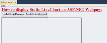 How To Display Static Line Chart Graph On Asp Net Web Page