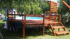 Maybe you would like to learn more about one of these? Deck Con Escalera Para Piscina Trabajos En Palets Risso Facebook