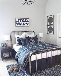 Themed Room Don T Have To Be Over The Top This Star Wars Themed Room Has Touches Of The Them Star Wars Themed Bedroom Star Wars Boys Room Star Wars Room Decor