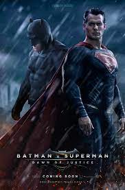 Official marketing campaign for batman v superman: Batman And Superman Poster