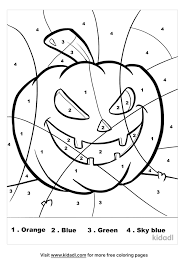 Plus, it's important to note that some of the pumpkins are more detailed and some are less detailed. Pumpkin Color By Number Coloring Pages Free Color By Number Coloring Pages Kidadl