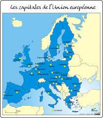 Essaie de les placer au bon endroit sur la carte. Histgeolb Les Capitales De L Union Europeenne