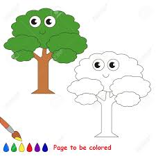 Mar 24, 2016 · the leaf coloring pages above are considered as the simple shapes of leaf drawings since they only depict one single leaf. Funny Green Leaf Tree To Be Colored The Coloring Book To Educate Preschool Kids With Easy Kid Educational Gaming And Primary Education Of Simple Game Level Royalty Free Cliparts Vectors And Stock