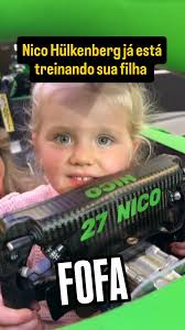 Filha de peixe, peixinha é! A primogênita de Nico Hülkenberg teve sucesso  ao nomear todos os pilotos do atual grid da F1. Será que a gente vê ela  correndo no futuro? 🤭 #