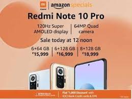 The devices our readers are most likely to research together with xiaomi redmi note 10 pro max. Redmi Note 10 Pro Amazon Sale Redmi Note 10 Pro To Go On Sale Today Via Amazon Price Specifications And Other Details Here Most Searched Products Times Of India