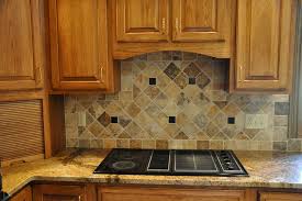 granite countertops and tile backsplash