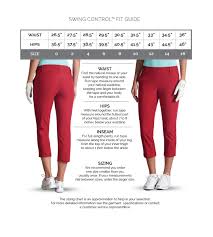 swing control fit and size chart