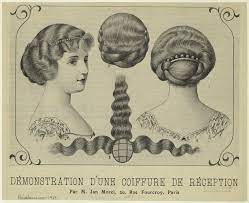 Demontration D Une Coiffure De Reception 1913 Edwardian Hairstyles Historical Hairstyles
