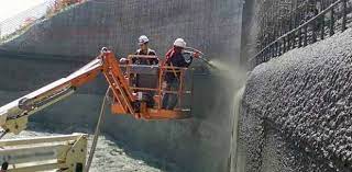 The main difference between concrete and gunite is through application since gunite is sprayed onto surfaces in a dry mixed form while concrete is applied directly without the use of a gun. Gunite Types Of Shotcrete Application Of Guniting
