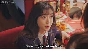 She got a short chop to her shoulders and had her color touched up. Jade On Twitter Seok Kyung Cutting Her Hair Short Because There S No One To Tie It For Her Anymore Lord I Am Not The Strongest Soldier Penthouse2 Penthouses2 Penthouseseason2 Https T Co W6zv7qkqz2