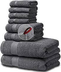 Shop for bath towel sets in bath. Amazon Com Semaxe Towel Luxury Bath Towel Sets For Bathroom Hotel Spa Quality 2 Large Bath Towels 2 Hand Towels 4 Washcloths Premium Cotton Bathroom Towels Soft Highly Absorbent Set