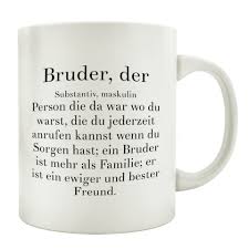 Kaffeebecher Tasse Bruder Der Spruch Geburtstag Geschenk Familie Ges