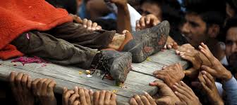 Image result for dead bodies in Kashmir