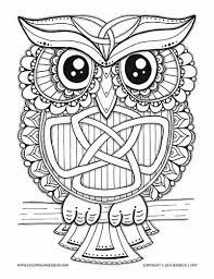 Sometimes, it is very difficult to attract your kid to be active in coloring a picture. High Resolution Pdf File Please Be Patient While It Downloads Features High Resolution Pdf File For Maximum Qua Owl Coloring Pages Coloring Pages Celtic Owl