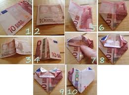 Geld Falten Herz 3 Anleitungen Und Verschiedene Ideen Geld Falten Herz Geld Falten Geld Falten Geburtstag