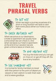 Travel Phrasal Verb English Phrases Learn English Vocabulary Foreign Language Learning