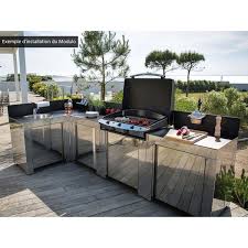 Support Evier Modulo Evier Hpl Inox Cuisine Exterieure Cuisine Exterieure Moderne Cuisine Exterieur