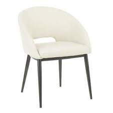 Lumisource Renee Contemporary Beige Upholstered Chair With Black Metal Legs Ch Renee Bkbg The Home Depot Beige Upholstered Chair Dining Chairs Dining Chair Upholstery