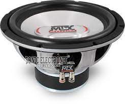 Mtx audio 10 inch subwoofer. Mtx Mzs1004 600w Max 10 Single 4 Ohm Subwoofer Canadian