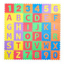 Interlocking foam puzzle play mat, floor tiles with alphabet and numbers, f. Non Toxic 36 Piece Abc Foam Mat Alphabet Number Puzzle Play Flooring Mat For Children Toddlers Buy Online At Best Price In Uae Amazon Ae