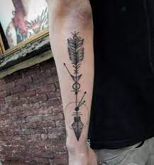 50 Bow And Arrow Tattoos For Men 2020 Unique Designs With Meanings The top of the forearm—where every wandering eye can catch a glance—or the underside of the forearm which gets a lot less sun and is a. 50 bow and arrow tattoos for men 2020