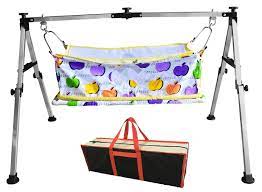Multipro Indian Style Baby Cradle And Swing Frame Ghodiyu Hammock For Born Baby Stainless Steel Folding And Collapsible Buy Online In Ecuador At Desertcart 76854056