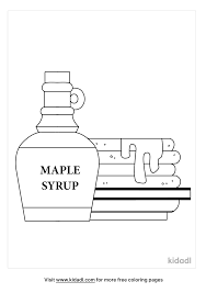We love all kinds of noodles! Maple Syrup Coloring Pages Free Food Coloring Pages Kidadl