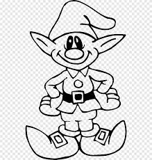 Can you give it some color? Colouring Pages The Elf On The Shelf Coloring Book Christmas Elf Elf Ladder Coloring Pages White Child Png Pngegg