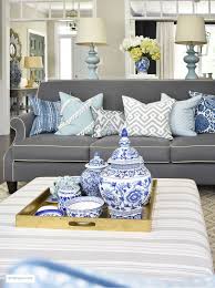 Style A Coffee Table Or Ottoman 3 Ways Citrineliving Blue Living Room Decor Ottoman Coffee Table