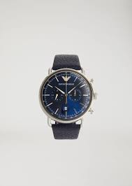 At watches2u we are proud stockists of a wide range of emporio armani watches for men, including the emporio armani men's chronograph watch, sports watches and. Man Leather Cronograph Man Emporio Armani