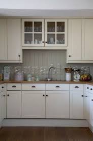 Wood Painted Kitchen Units With Tongue And Groove Splashback Arundel West Sussex Kitchen Cupboards Paint Shabby Chic Kitchen Shabby Chic Kitchen Accessories