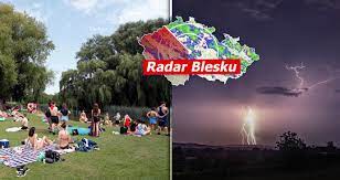 Na radaru lze poznat i výskyt krupobití (označeno bílou. Pocasi Cesku Se Pripomene Leto Bude Az 28 C O Vikendu Prijdou Bourky Sledujte Radar Blesku Blesk Cz