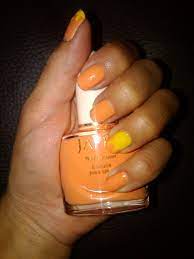 Unas En Amarillo Y Naranja Manicura De Unas Unas Amarillas Manicura