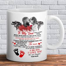This beautiful event is celebrated worldwide to honor father and fatherhood just like motherhood on mother's day. Personalized Dad White Coffee Mug Happy Father S Day To My Dad From Daughter I Love You Pattern 2 Funny Hilarious Novelty Cup Pasthon