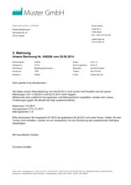 Je nachdem, wie viel nachdruck dem kunden vermittelt werden soll, kann man sich verschiedener textbausteine bedienen. Mahnung Vorlage Muster Zum Kostenlosen Download Weclapp Com