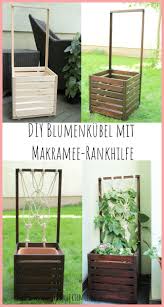 Blumenkasten Selber Bauen Mit Rankhilfe Frau Friemel In 2020 Blumenkasten Selber Bauen Blumenkasten Rankhilfe
