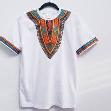 Available in a range of colours and styles for men, women, and everyone. Whites T Shirt Dashiki Children
