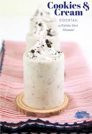 Best 25+ shot glass desserts ideas on pinterest | desserts. Cookies And Cream Cocktail Recipe With Edible Shot Glasses