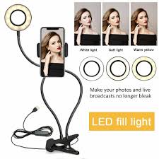 Led Selfie Ring Light With Cell Phone Holder Stand For Live Stream And Makeup China Mobile Phone And Led Light Price Made In China Com