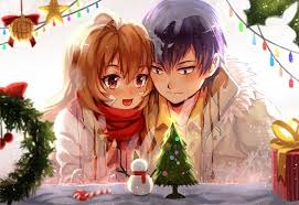 Download, share or upload your own one! Christmas Wallpaper Anime Couple
