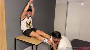 Sadohaus Tickle Feet - Bound Boy Tickle Mummy