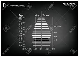 Population And Demography Illustration Of Population Pyramids