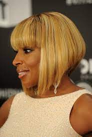 Mary j blige hairstyle trends. Mary J Blige Trendy Short Inverted Bob Cut Hairstyles Weekly
