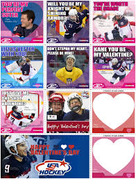 / 9+ free printable valentine cards. Be My Valentine Share Valentines From Usa Hockey