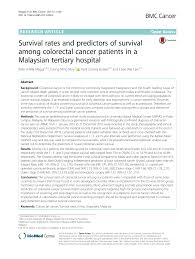 Universities and colleges set their own admission requirements for higher education courses, so they vary broadly. Survival Rates And Predictors Of Survival Among Colorectal Cancer Patients In A Malaysian Tertiary Hospital Topic Of Research Paper In Health Sciences Download Scholarly Article Pdf And Read For Free On