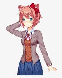 I made these for mod mikki !!! Neko Ddlc Medianeko Doki Doki Literature Club Sayori Hd Png Download Transparent Png Image Pngitem