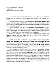 Kegemukan atau obesiti merupakan pengumpulan lemak berlebihan yang menimbun di dalam badan seseorang. Karangan Pengabaian Amalan Pemakanan Seimbang Kepentingan Pengambilan Makanan Seimbang Mengikut Piramid Narasi Adalah Sebuah Karangan Yang Mengisahkan Atau Menerangkan Dengan Rinci Dan Lengkap Tentang Suatu Peristiwa Atau Kejadian Dan