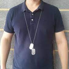 Check spelling or type a new query. Extra Long Dog Tag Chain Set