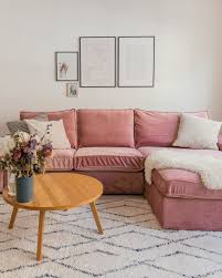 Ikea Sofa Covers Custom Beautiful Transformative Pink Sofa Living Room Velvet Couch Living Room Pink Couch Living Room