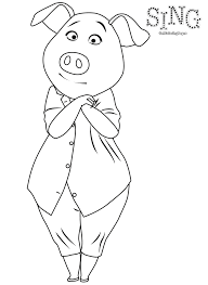When it gets too hot to play outside, these summer printables of beaches, fish, flowers, and more will keep kids entertained. Top 30 Sing Movie Coloring Pages